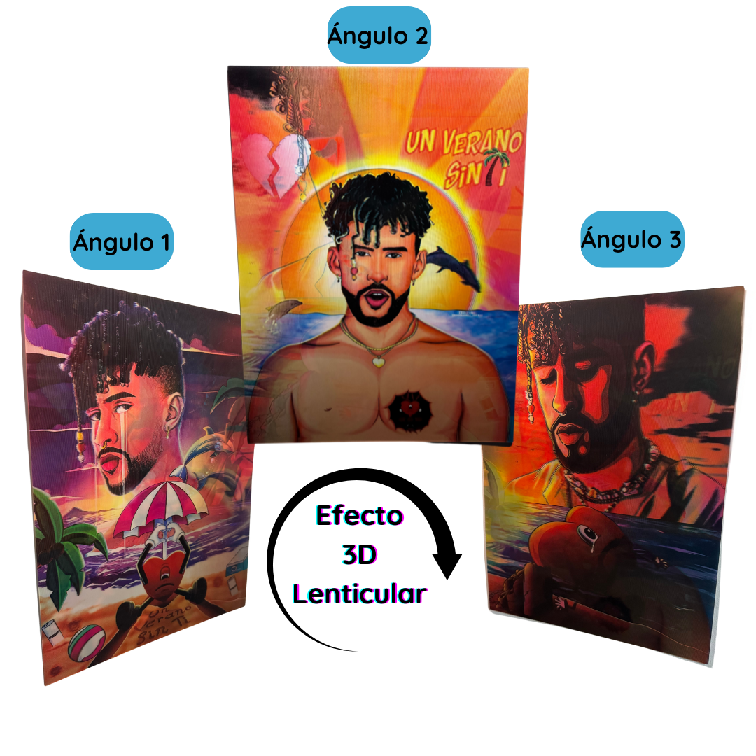 3D Lenticular Poster: The King of Reggaeton