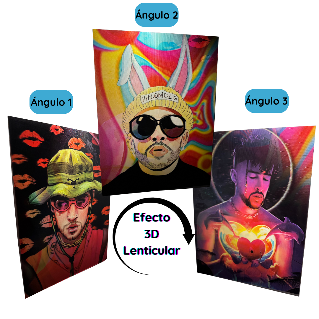 3D Lenticular Poster: The King of Reggaeton