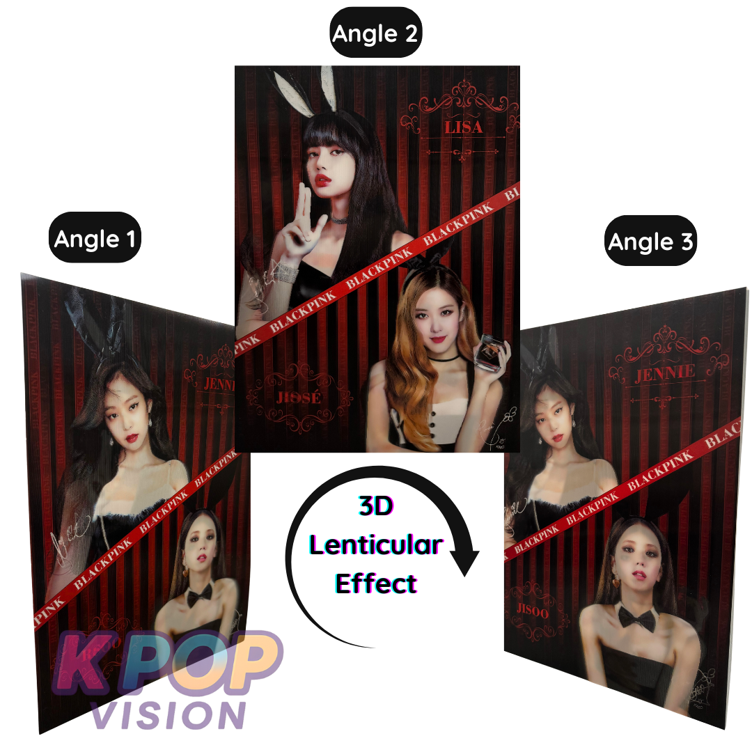 3D K-Pop Style Lenticular Poster
