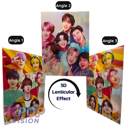 3D K-Pop Style Lenticular Poster