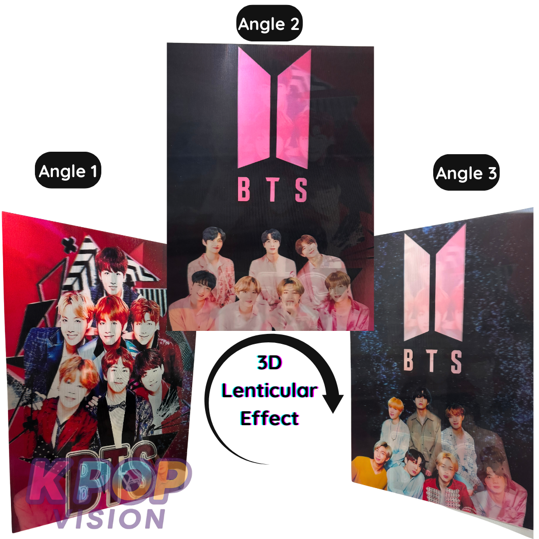 3D K-Pop Style Lenticular Poster
