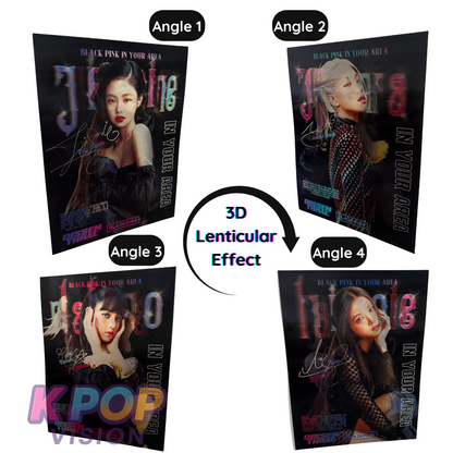 3D K-Pop Style Lenticular Poster